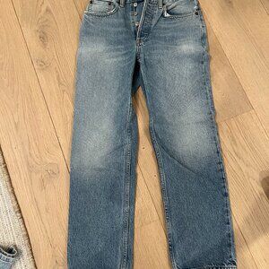 2 PAIRS! RE/DONE 70's Stovepipe and 90's Loose Straight